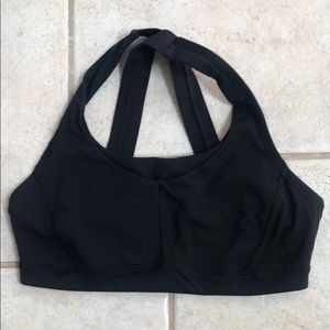 Lululemon Fast Times Bra Size 8 Black